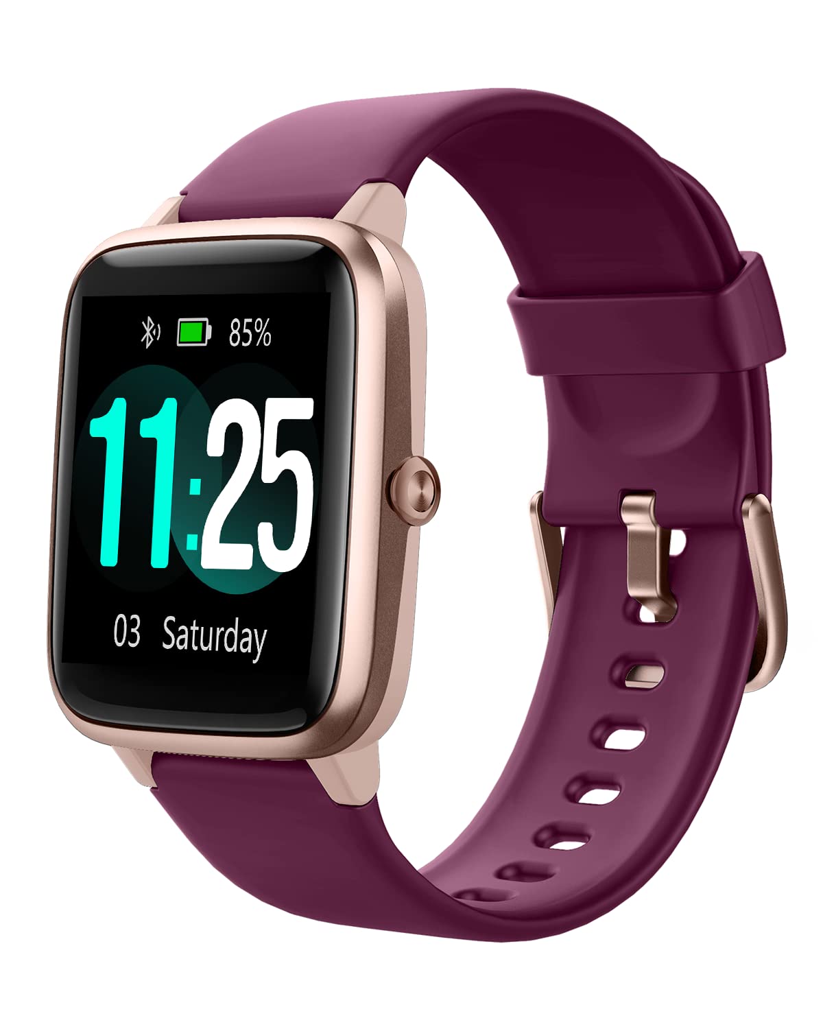 ASIAMENG Smart Watch for iOS & Android - IP68 Waterproof Fitness Tracker with Heart Rate Monitor, Sleep Tracking, Step Counter & Calorie Counter - Perfect for Running, Swimming & Daily Activity Tracking (Men & Women)