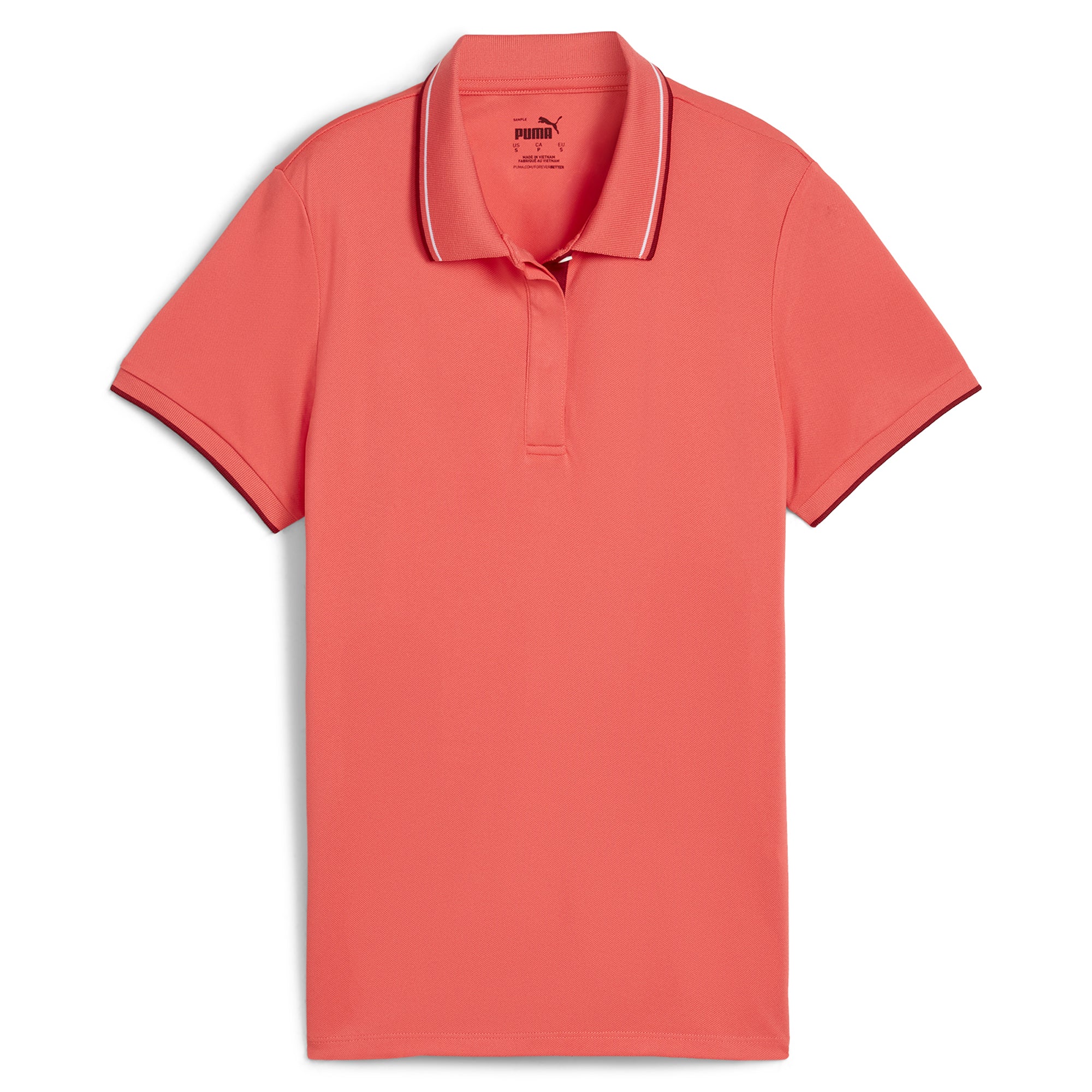 Women's Breathable Pique Tipped Golf Polo Shirt - Moisture Wicking & UV Protection - Perfect for Golf, Tennis & Outdoor Sports