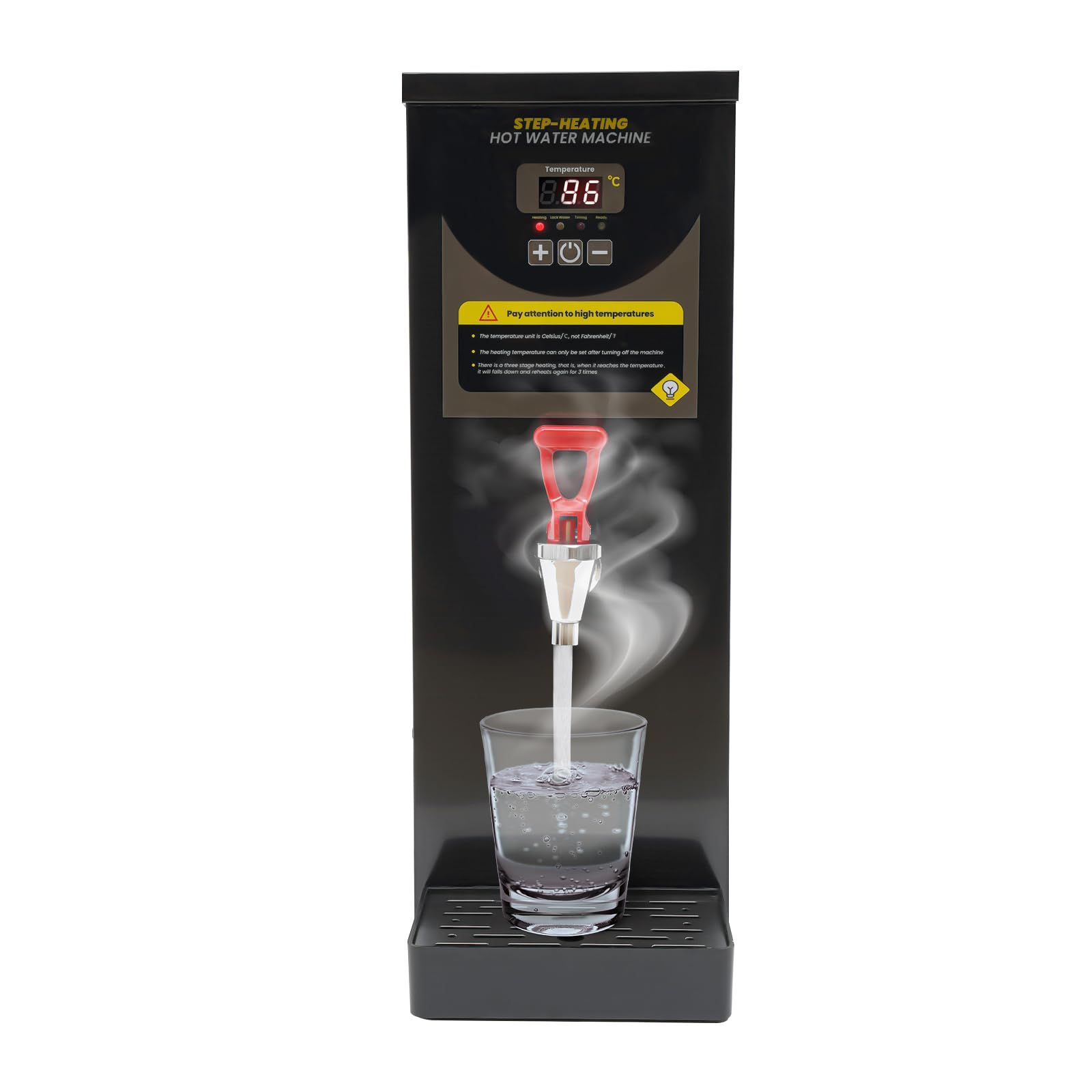 Commercial Electric Hot Water Dispenser 8L/2.11Gal - 2000W Fast Boiling Water Machine for Tea, Coffee, Dessert Shops & Hotels (35L/H Capacity) - Perfect for High-Demand Food Service & Beverage Preparation