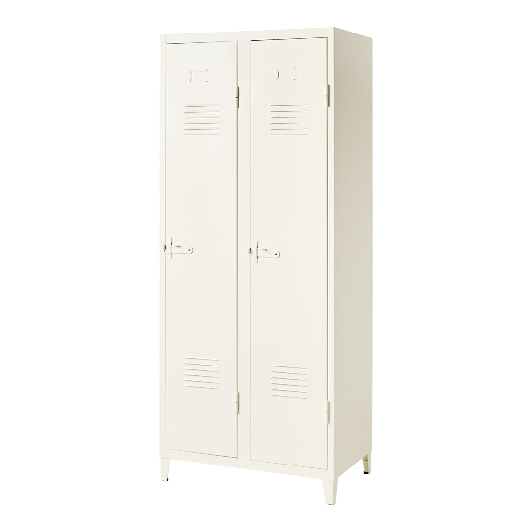 B2 Wardrobe Locker - Heavy Duty Steel Storage Cabinet with Lock for Clothes, Shoes & Accessories | Perfect for Home, Office, Dorm & Gym Organization