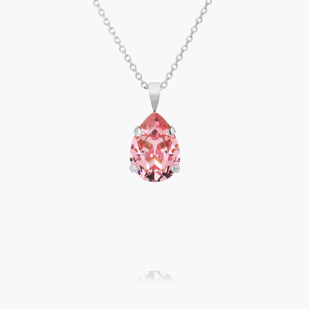 Mini Drop Necklace - Dainty Light Rose Gold Pendant for Women | Perfect for Everyday Wear, Date Nights & Special Occasions