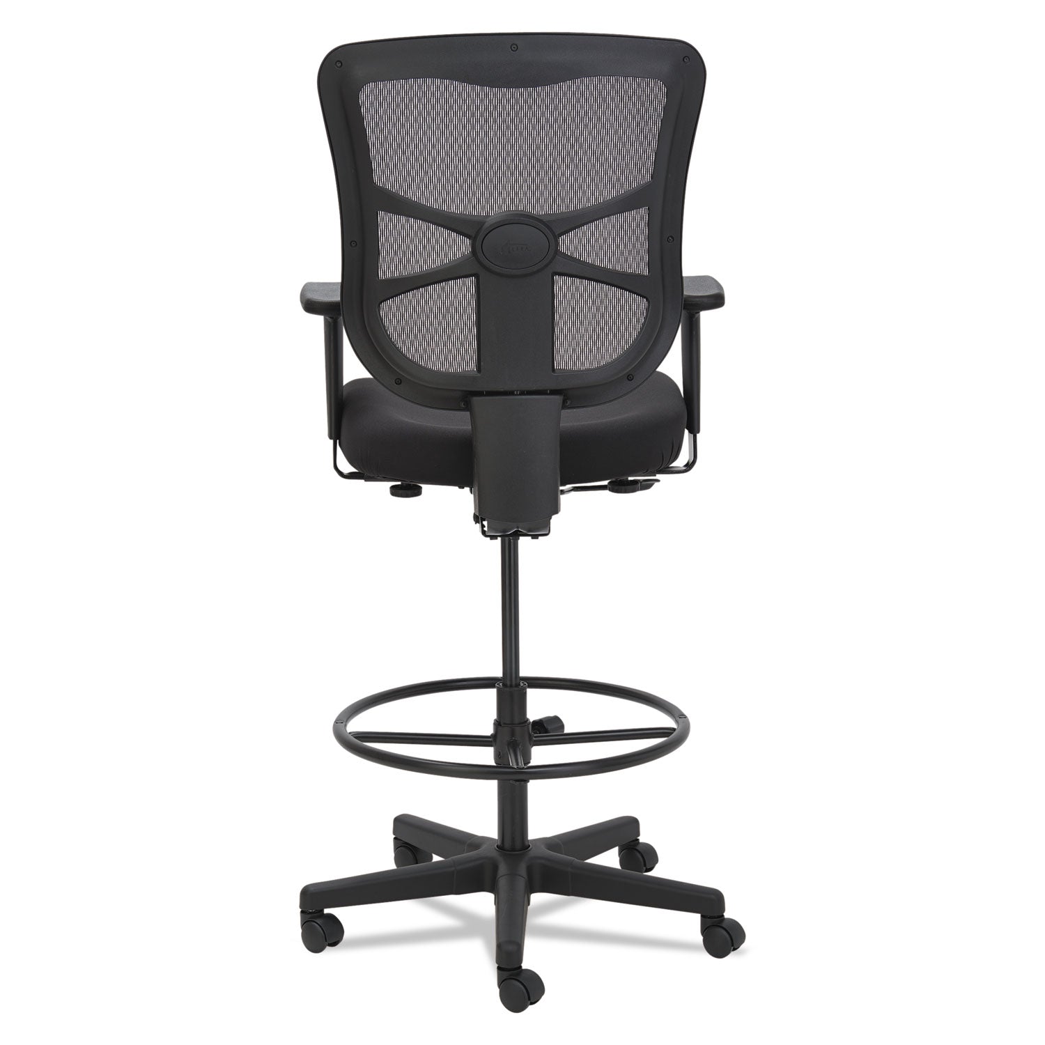 Alera Elusion Series Adjustable Mesh Stool - 275 lb Weight Capacity, 22.6