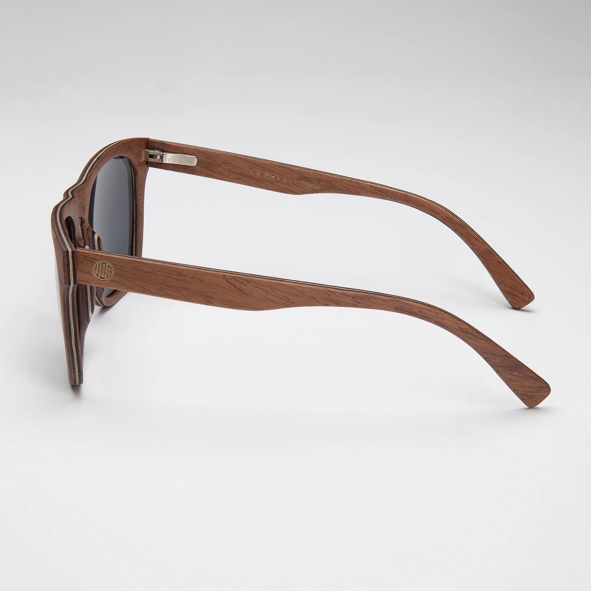 Wave Hog Brown Wood Sunglasses for Men & Women - Polarized UV Protection - Perfect for Beach, Driving & Outdoor Activities