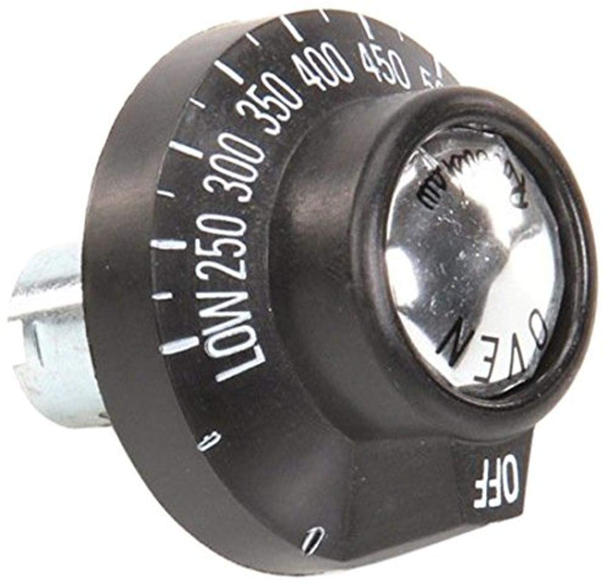 2167, Black Oven Thermostat Dial - Precise Temperature Control for Baking, Roasting & Broiling - Compatible with Most Oven Models
