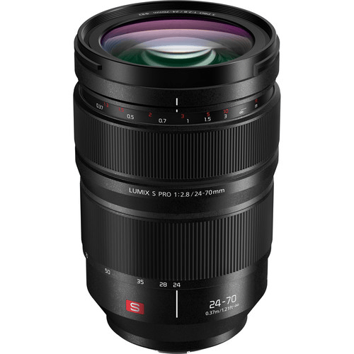 Panasonic Lumix S PRO 24-70mm f/2.8 Lens for Full Frame Mirrorless Cameras - Professional Photography, Portraits & Events - Compatible with S1, S1R, S1H, S5 Series