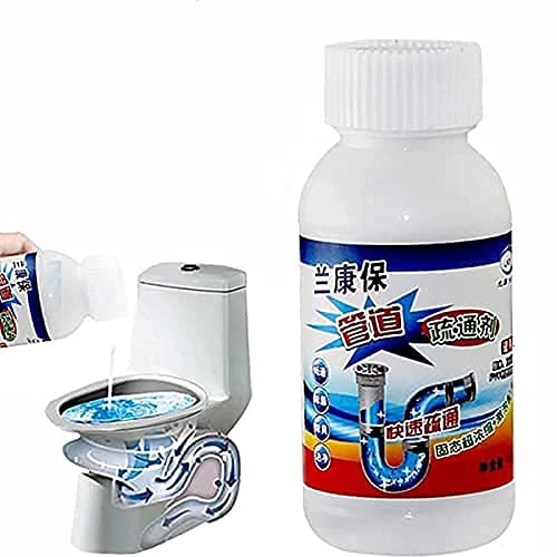 **Powerful Sink & Drain Cleaner Powder - Fast Unclogging for Kitchen & Toilet Pipes - 110g Pack (1 Pack) - Ideal for Hair, Grease, and Food Waste Removal**