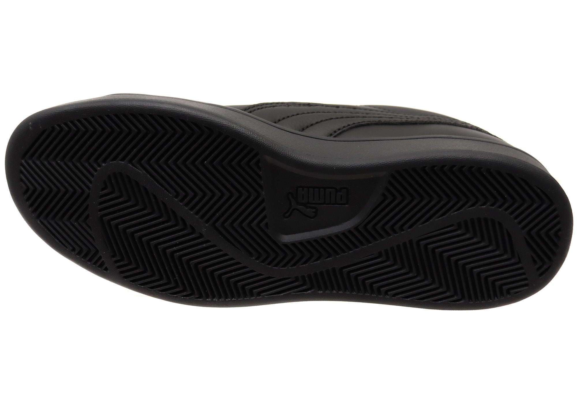Puma Men's Smash 3.0 L Comfortable Black Lace-Up Sneakers - Lightweight Casual Shoes for Walking, Running & Everyday Wear