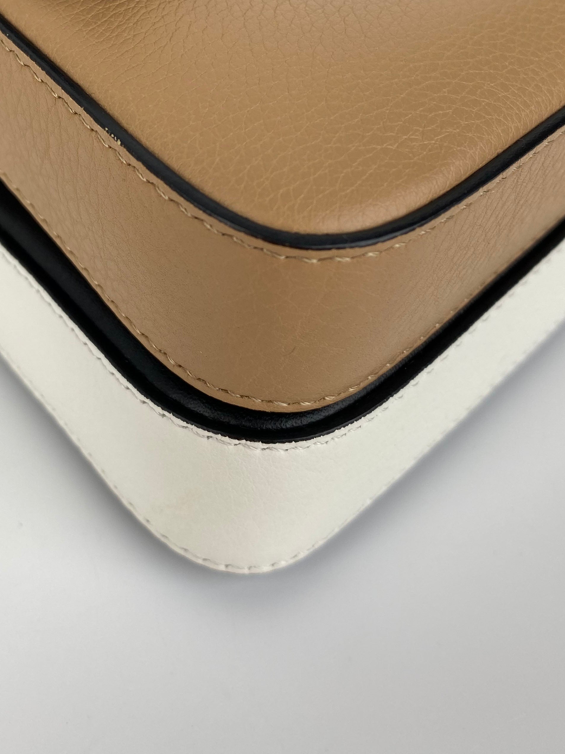 Fendi Black & Nude Micro Double Baguette Bag - Luxury Designer Crossbody Purse for Women | Perfect for Evening Parties, Date Nights & Special Occasions