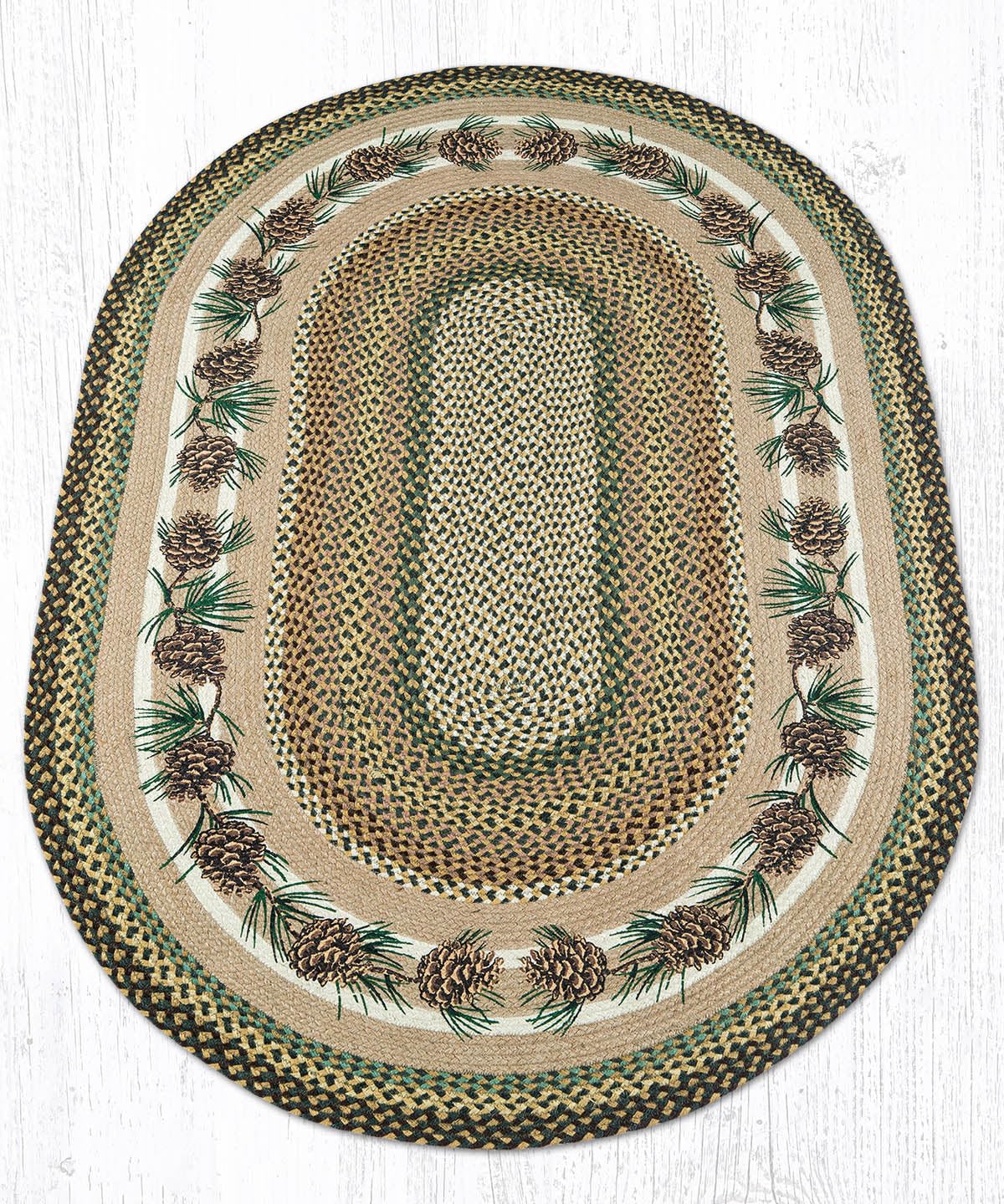 Earth Rugs 4'x6' Multicolor Area Rug - Soft Boho Chic Living Room Carpet for Bedroom, Dorm & Home Decor