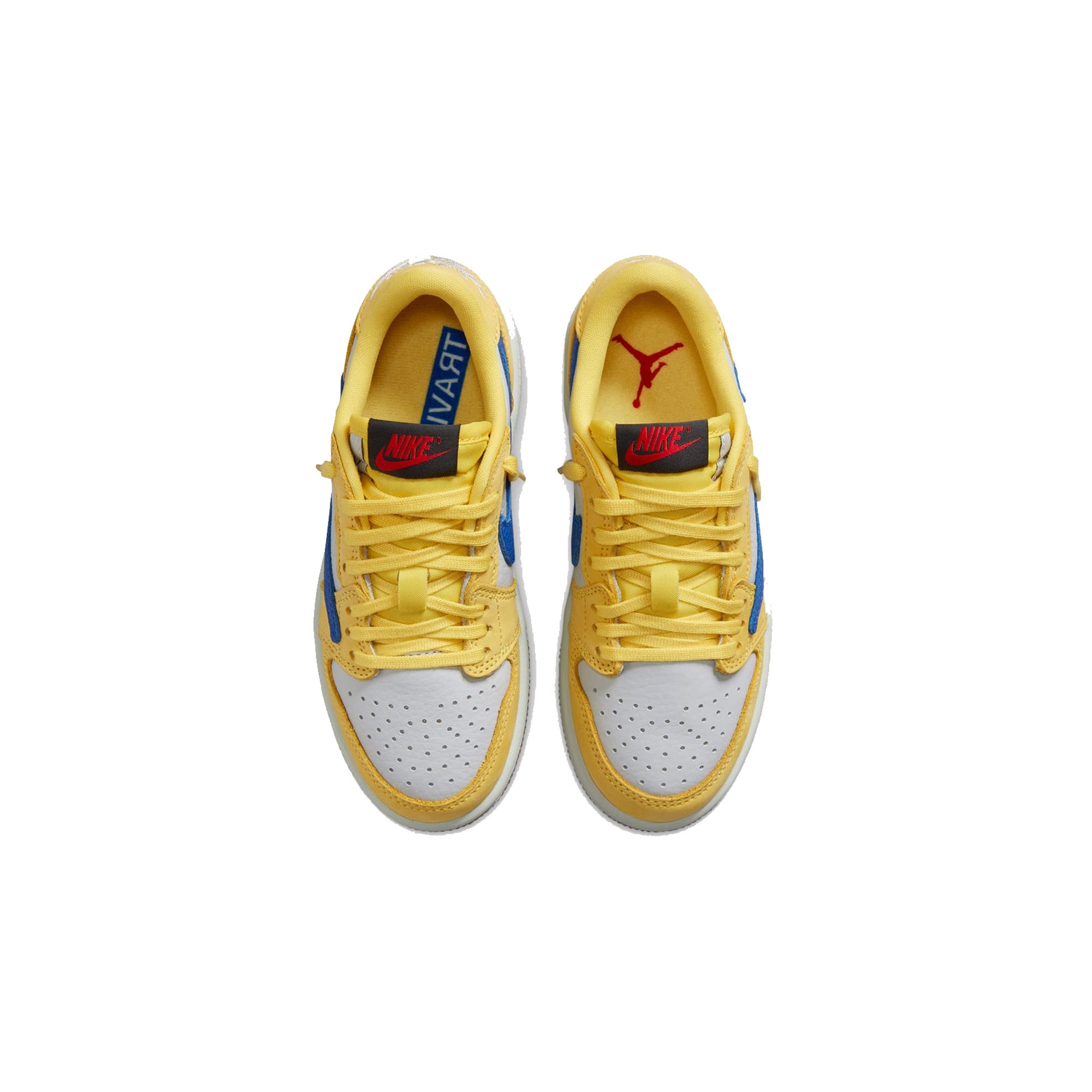 Air Jordan 1 Retro Low OG SP Travis Scott 'Canary' PS Sneakers (2024) - Limited Edition Basketball Shoes for Men, Streetwear Fashion & Casual Wear