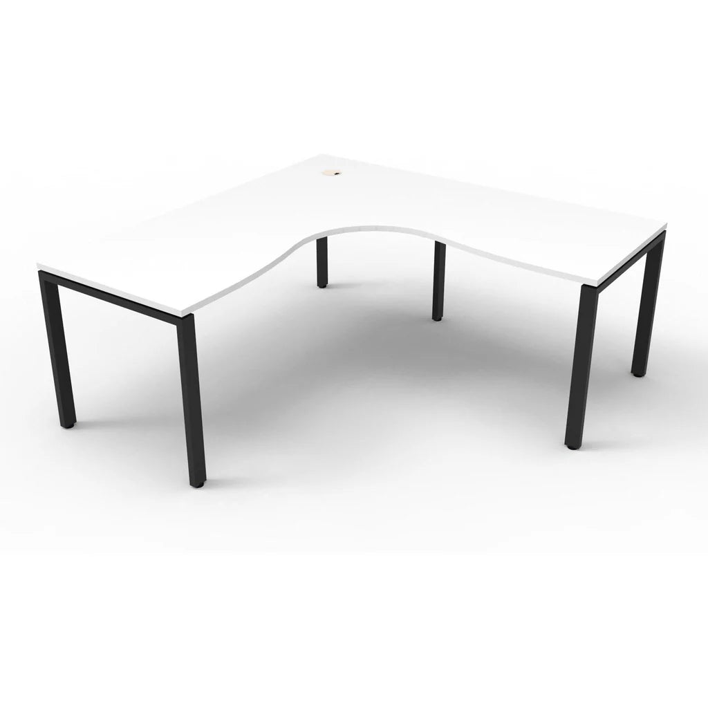 Inferno Corner Workstation - Heavy Duty L-Shaped Gaming & Office Desk for PC Setup, Home Office & Workspace - Perfect for Gamers, Professionals & Remote Workers
