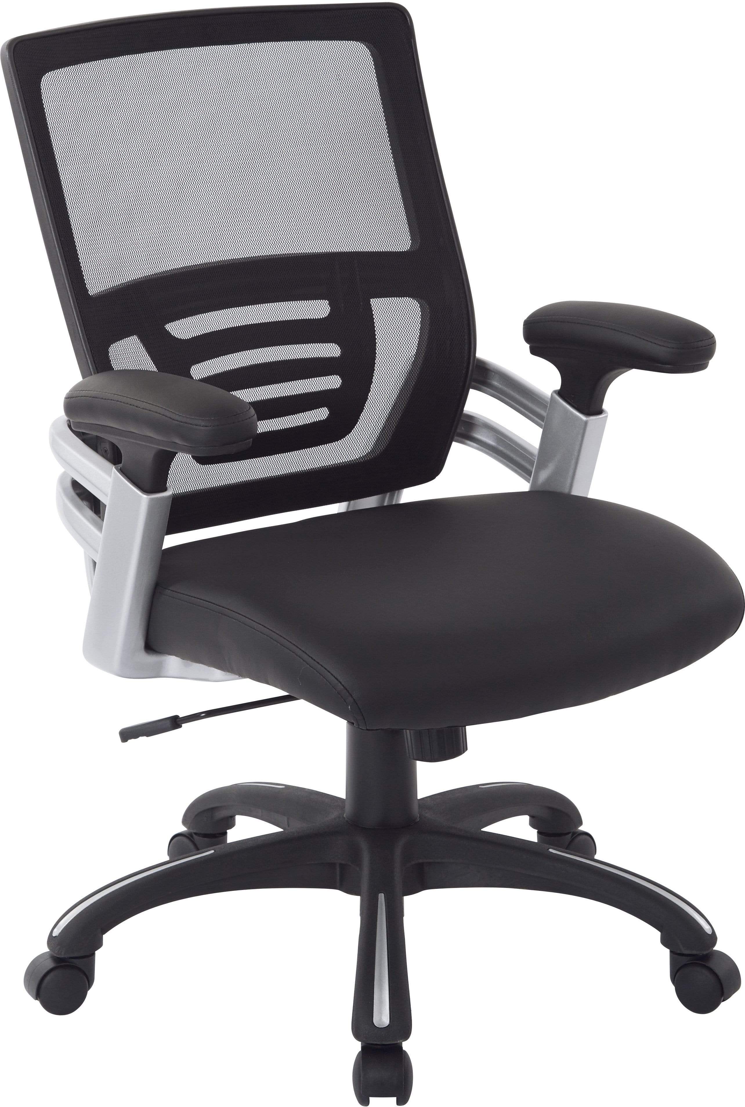 Office Star Work Smart™ Mesh Back Manager’s Chair with Adjustable Height & Lumbar Support [EMH69176] - Ergonomic Office Chair for Home & Business Workspaces
