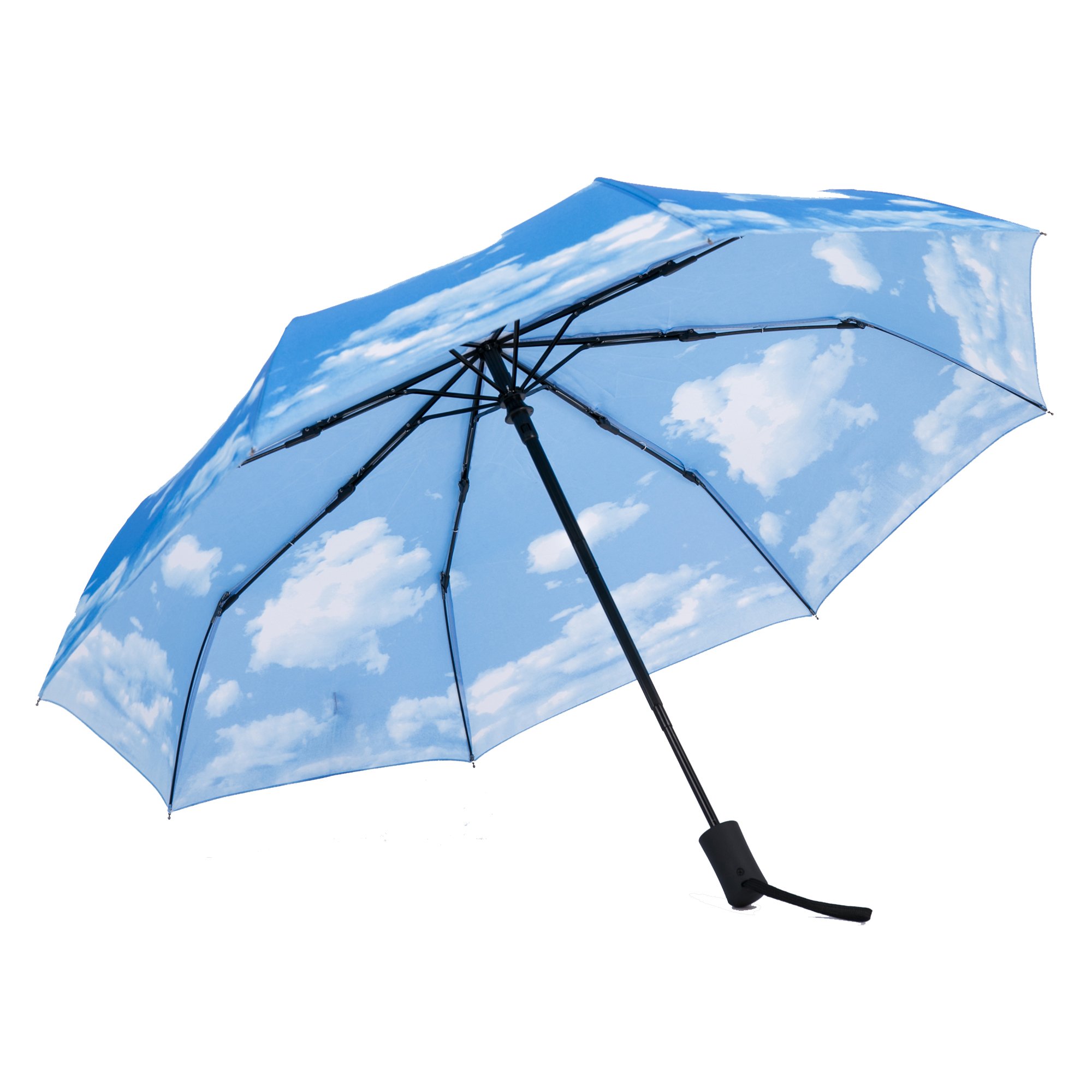 SY COMPACT Travel Umbrella - Windproof Automatic Open Close Umbrella with UV Protection - Perfect for Commuting, Business Travel & Outdoor Activities
