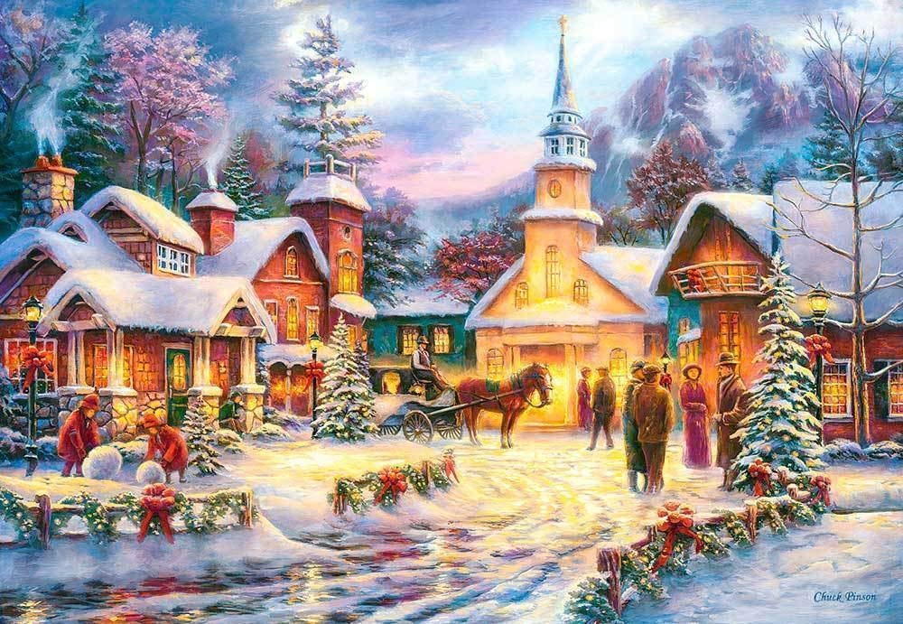 Premium 1500-Piece Wooden Jigsaw Puzzle for Adults - Christmas Gift Idea with Perfect-Fit Basswood Pieces | Family Game Night & Holiday Relaxation Activity