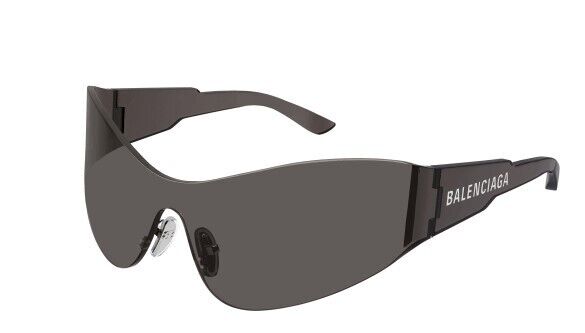 Balenciaga BB0257S 001 Grey Cat Eye Sunglasses for Women - Stylish UV Protection Shades for Driving, Beach & Outdoor Fashion
