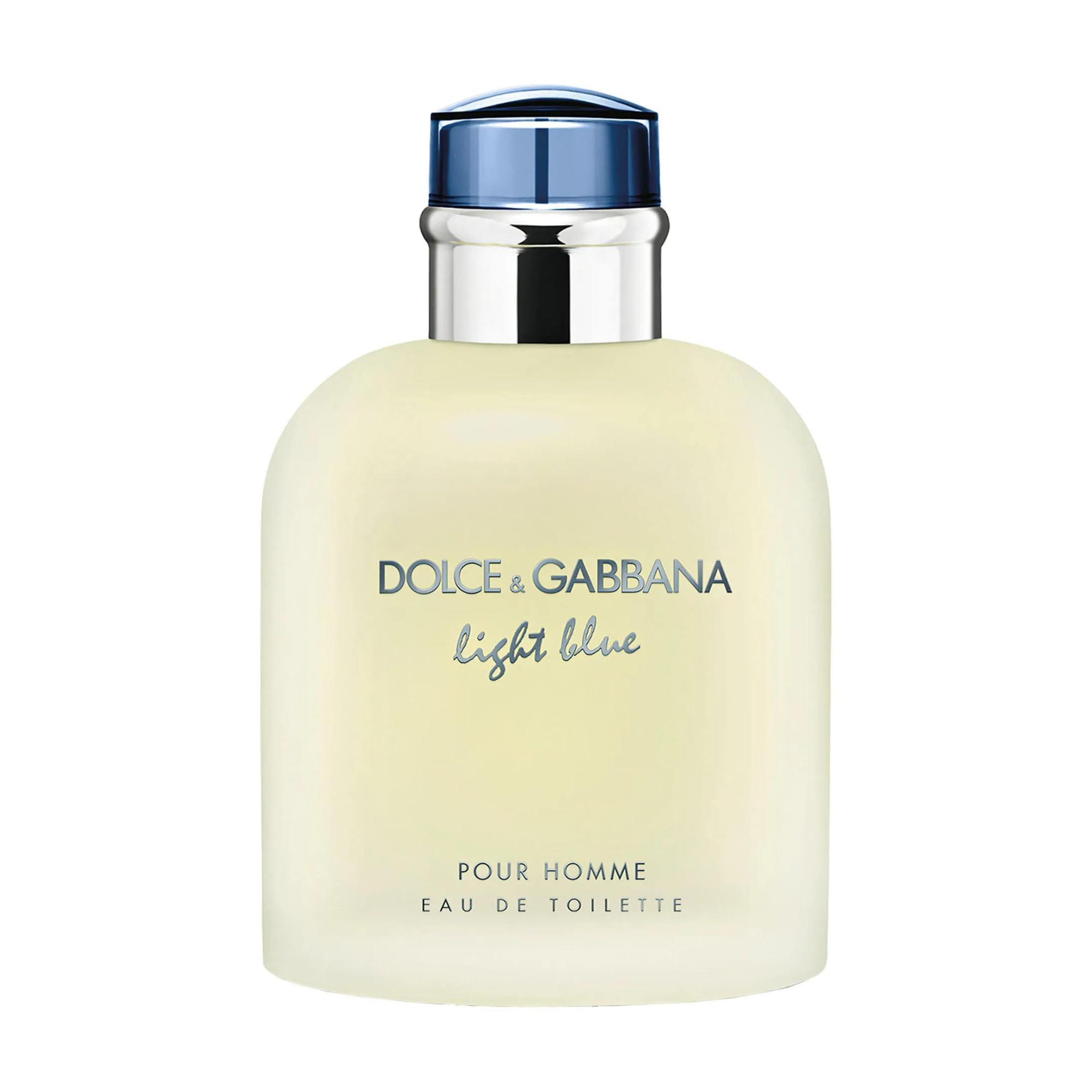 Dolce & Gabbana Light Blue Men's Cologne - Long Lasting Eau de Toilette Spray 6.7 oz (200ml) - Fresh Citrus & Woody Fragrance for Day & Night Wear, Office & Date