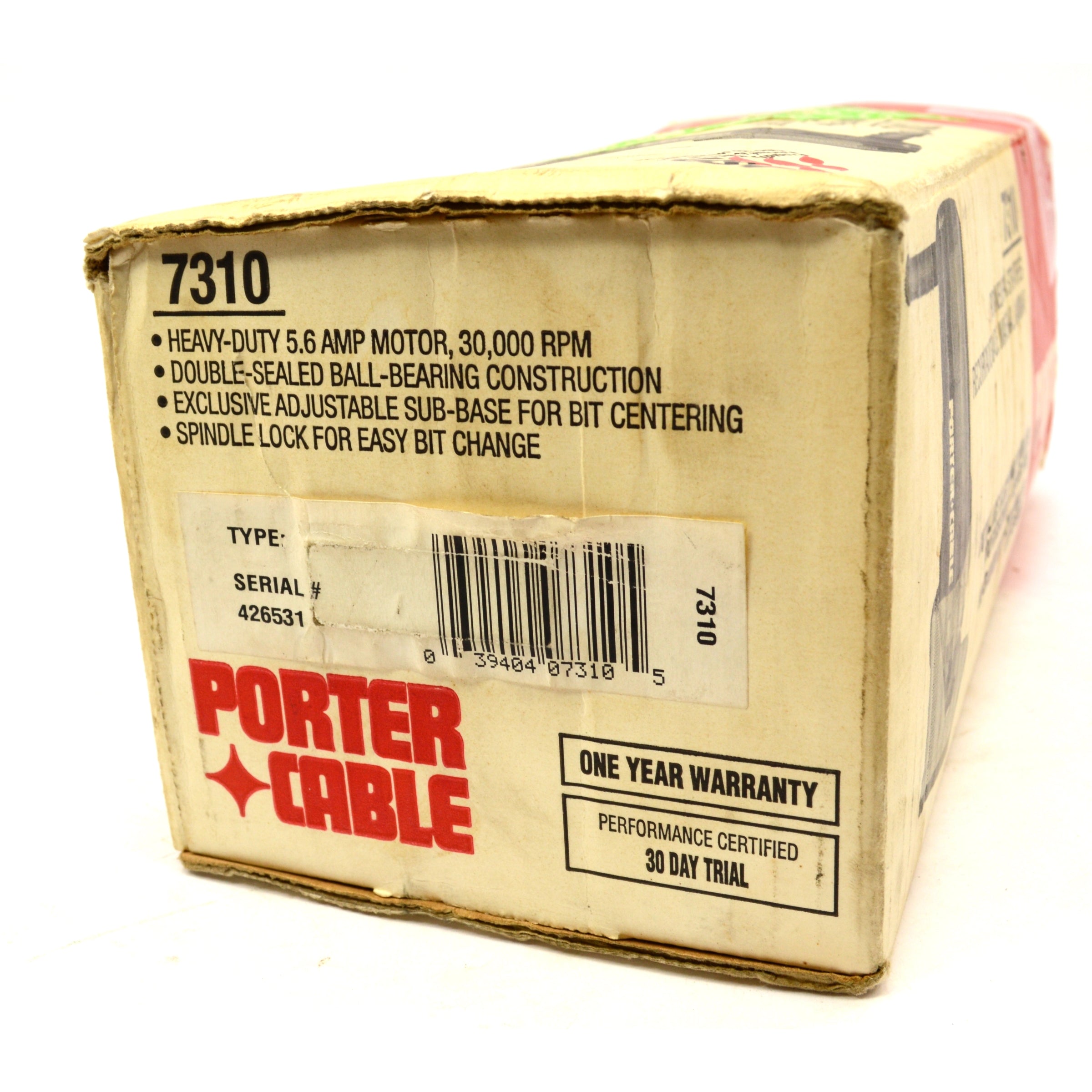 Porter Cable 7310 Laminate Trimmer - Lightly Used, Tested & Working, Includes Original Box - Perfect for DIY Projects & Woodworking