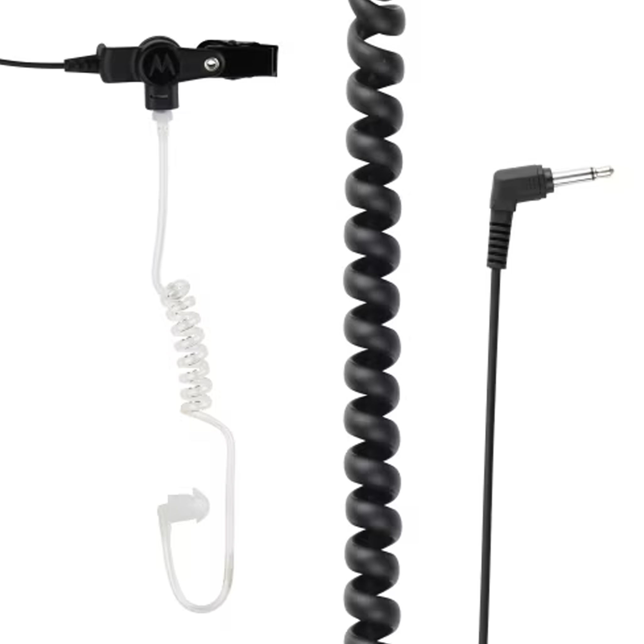 Motorola PMLN7560A Clear Tube Receive-Only Earpiece - Secure Communication Headset for Business, Security & Customer Service Professionals
