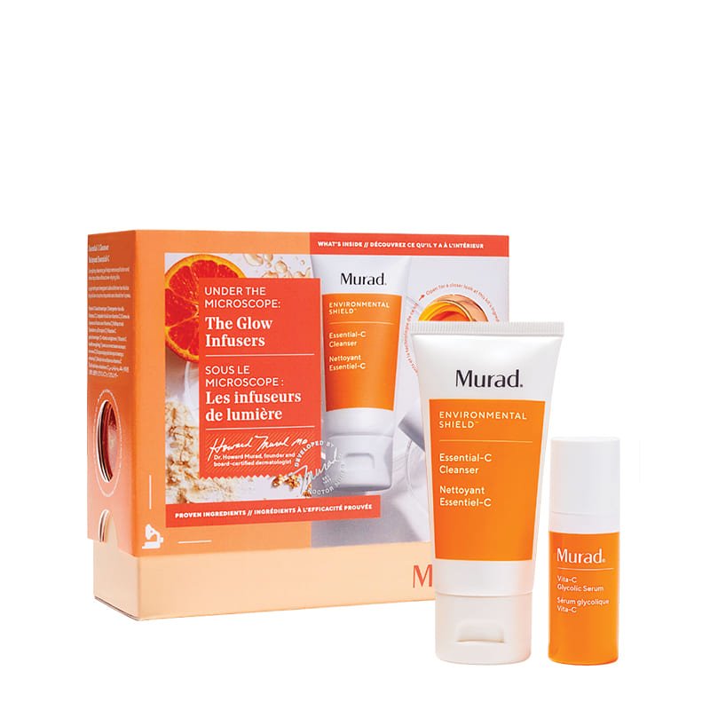 Murad The Glow Infusers Gift Set - Hydrating Skincare Set with Hyaluronic Acid & Vitamin C for Radiant Skin | Perfect for Gifting, Self-Care & Special Occasions