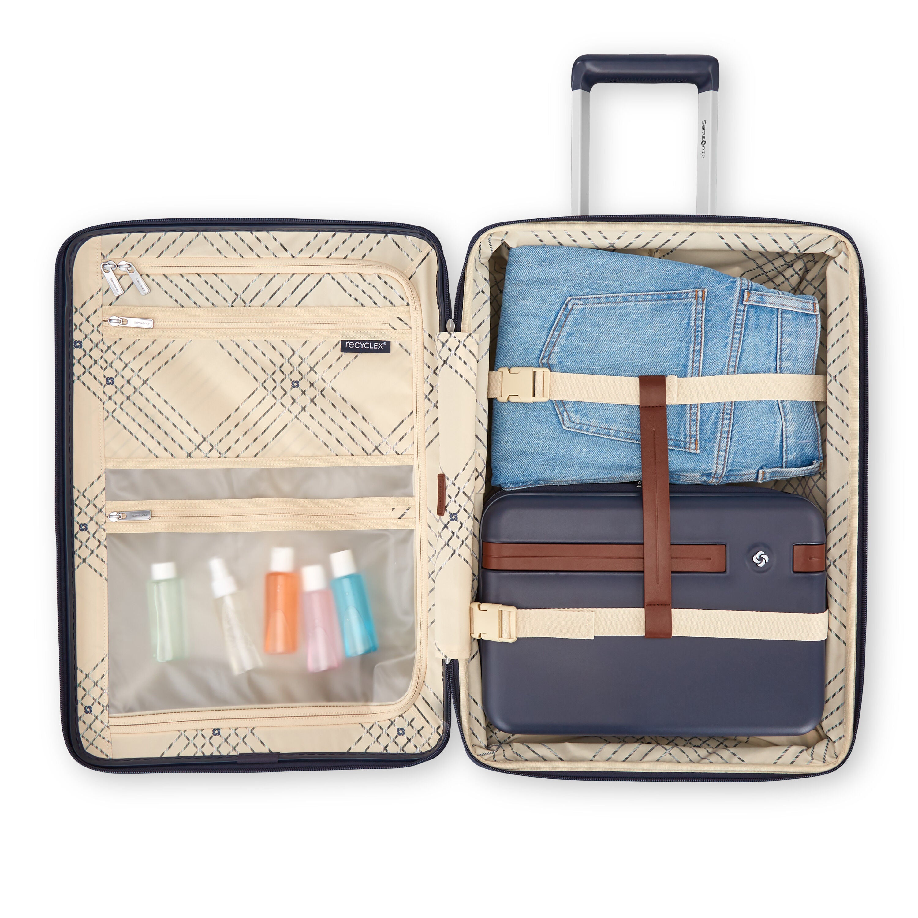 Samsonite Virtuosa Train Case - Durable Makeup Organizer for Travel & Professional Use | Compact Cosmetic Storage for On-the-Go Beauty Essentials