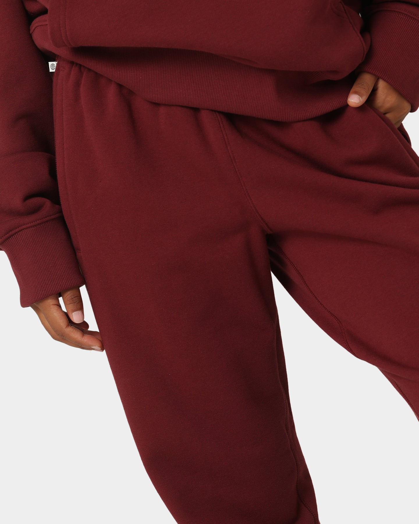 Adidas Originals French Terry Sweatpants for Men - Shadow Red | Comfortable Casual Pants for Gym, Lounge & Streetwear Fashion