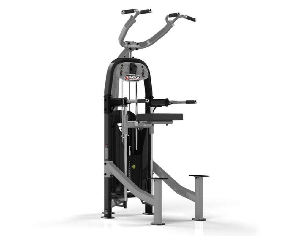 Batca LD 9 Weight Assisted Chin Up and Dip Station - Heavy Duty Pull Up Bar for Home Gym Strength Training - Perfect for Upper Body Workouts & CrossFit Training