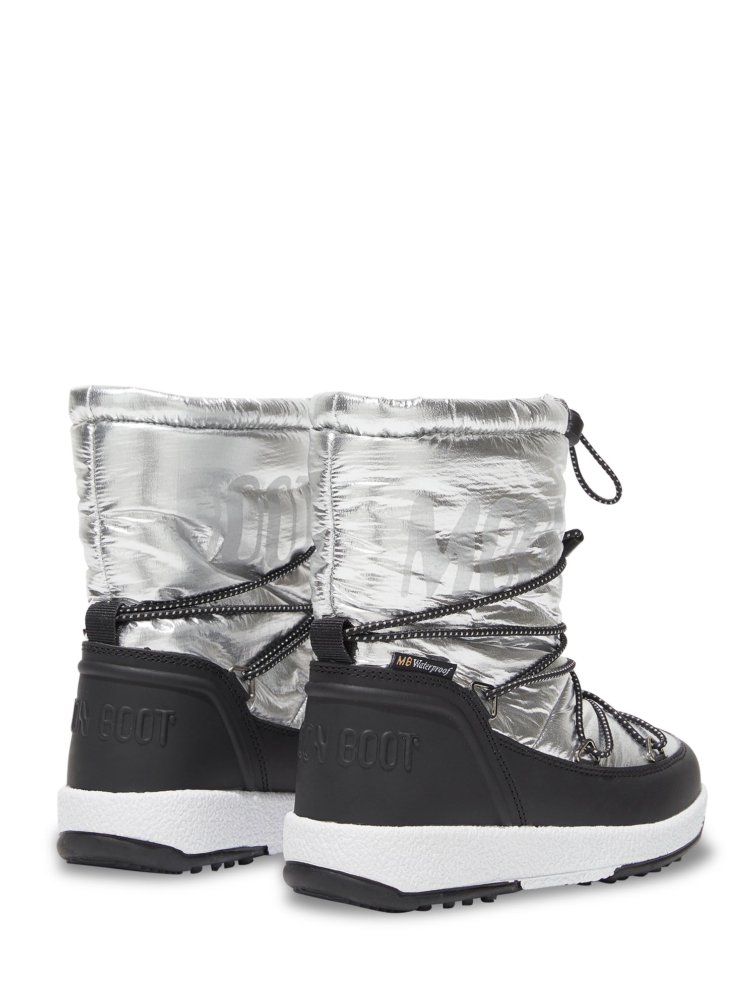 Junior Icon Metal Moon Boot - Stylish Winter Snow Boots for Kids & Teens - Waterproof & Warm for Outdoor Play, Snowboarding, and Cold Weather Adventures