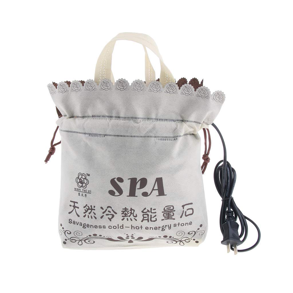 Electric Hot Stone Warmer & Massage Heater Bag - Portable Hot Stone Therapy Kit for Relaxation, Spa, and Pain Relief - Perfect for Home, Salon, and Professional Use