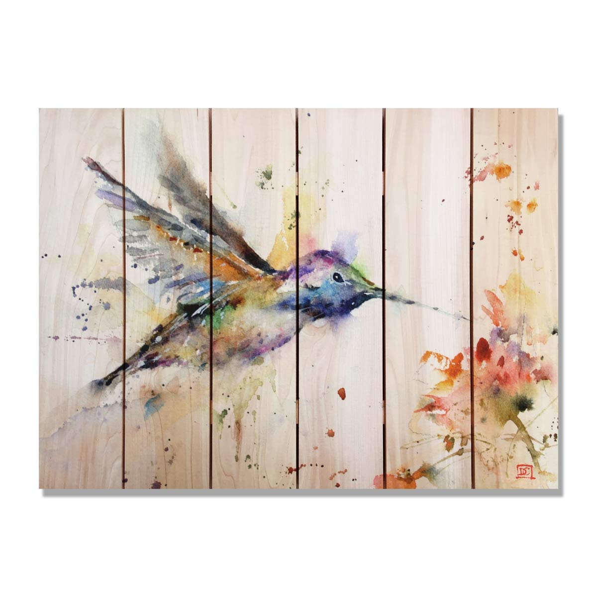 33 x 24 Inch Crousers Little Guy Indoor/Outdoor Cedar Wall Art - Perfect for Living Room, Bedroom, Patio & Garden Decor