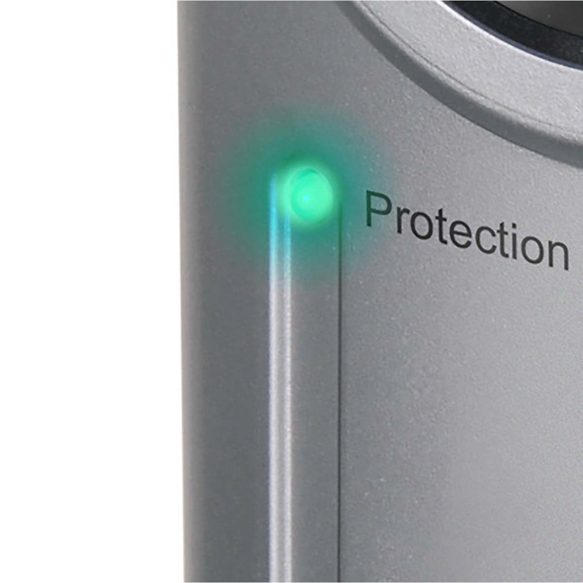 1-Way Grounded Surge Protected Power Strip with Overvoltage Protection - Ideal for Home, Office & Electronics Safety