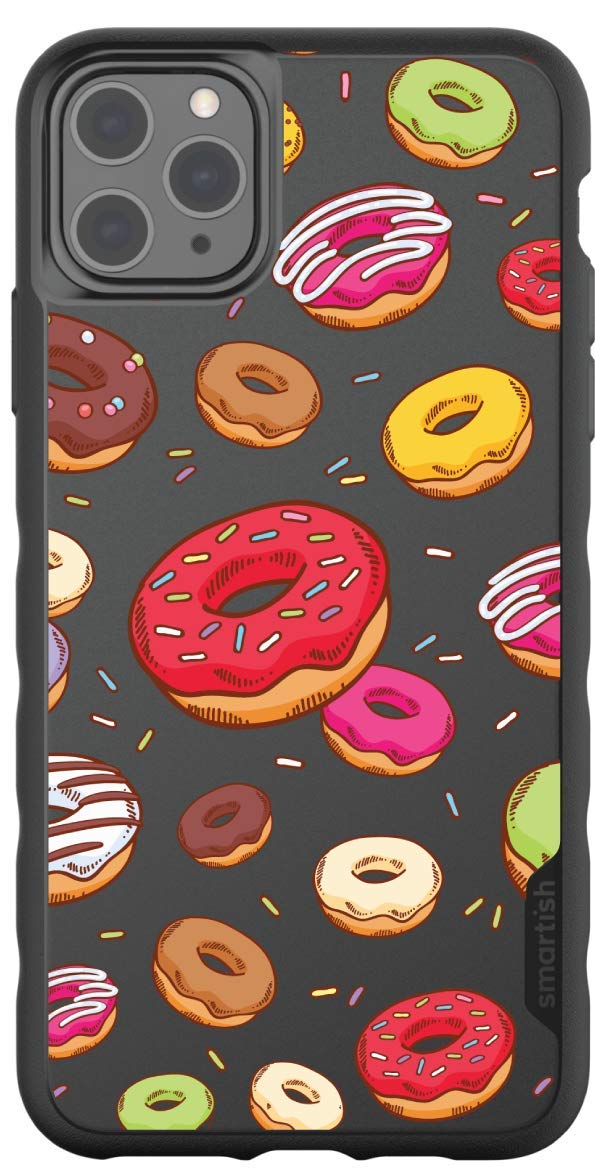 Smartish Donut Lie to Me iPhone 11 Pro Max Slim Case - Ultra Thin Lightweight Protective Cover with Anti-Slip Grip, Raised Camera & Screen Protection for Apple iPhone 11 Pro Max - Perfect for Everyday Use, Work & Travel