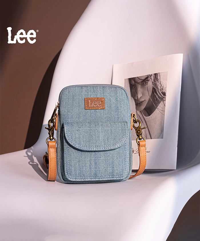 LEE Canvas Mini Crossbody Bag for Women - Stylish & Lightweight Small Shoulder Purse - Perfect for Travel, Shopping & Everyday Use