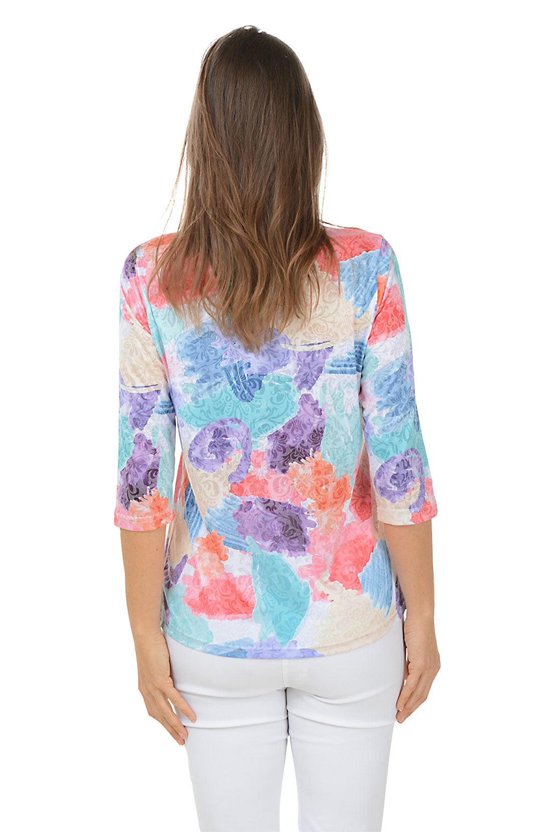 Pastel Jeweled Knit Top for Women - Elegant Beaded Sweater Blouse for Party, Date Night & Special Occasions