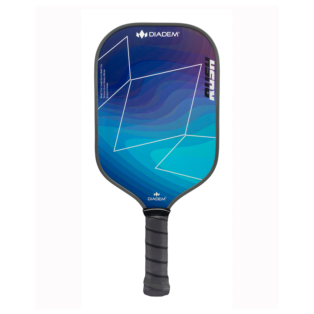 **Diadem Rush Pickleball Paddle - Premium Carbon Fiber Paddle for Competitive Play - Perfect for Tournaments & Recreational Games**