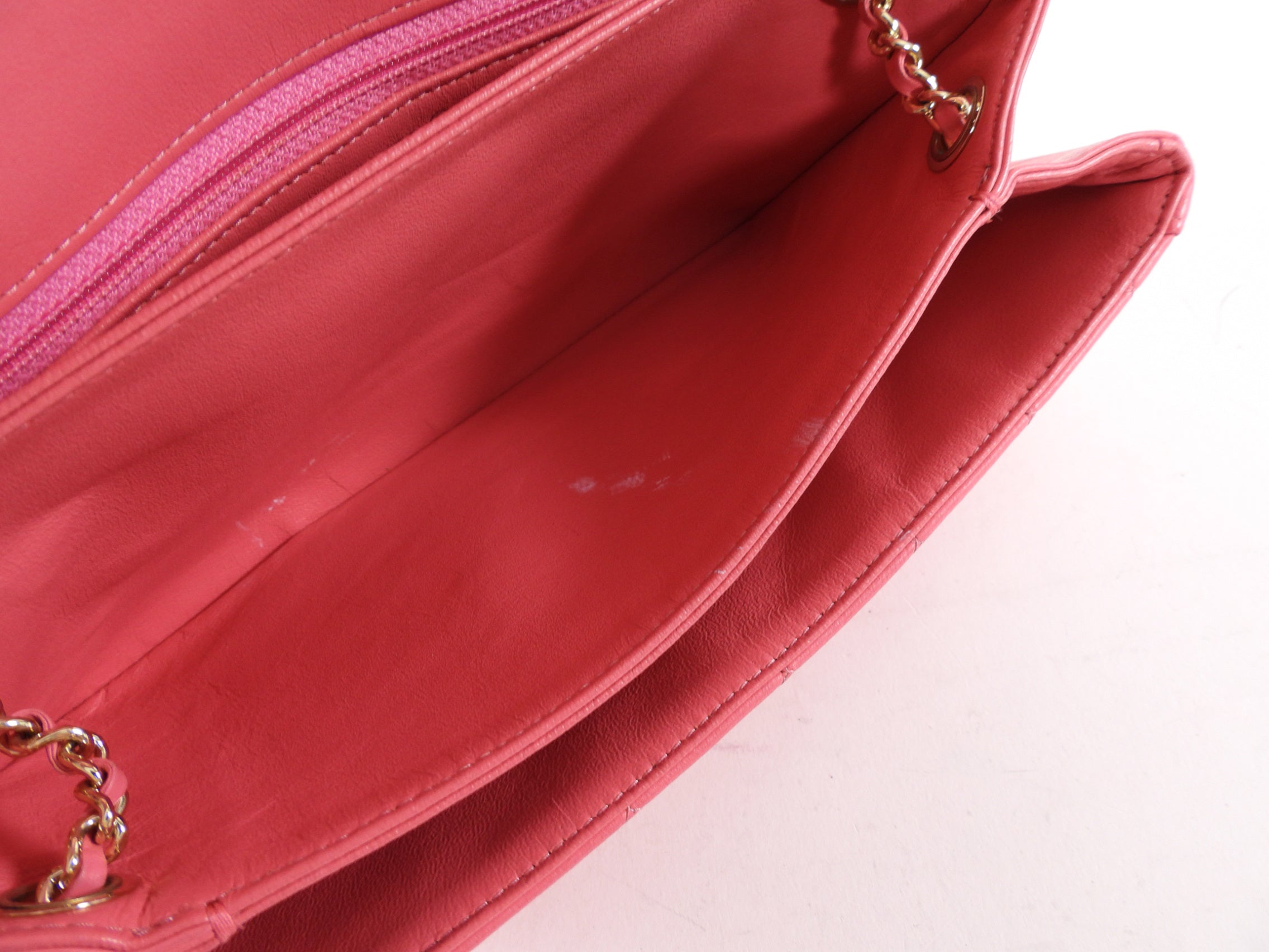 Chanel Pink Quilted Leather 3 Compartment Flap Bag - Luxury Designer Handbag for Women, Perfect for Parties, Dating & Everyday Use