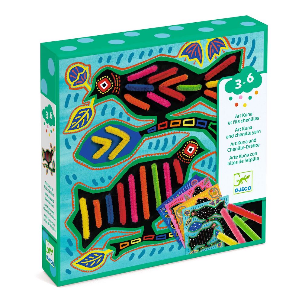 Djeco Super Soft Threading Toy for Kids - Fine Motor Skills Activity for Preschoolers & Toddlers - Perfect for Home, Classroom & Travel Play