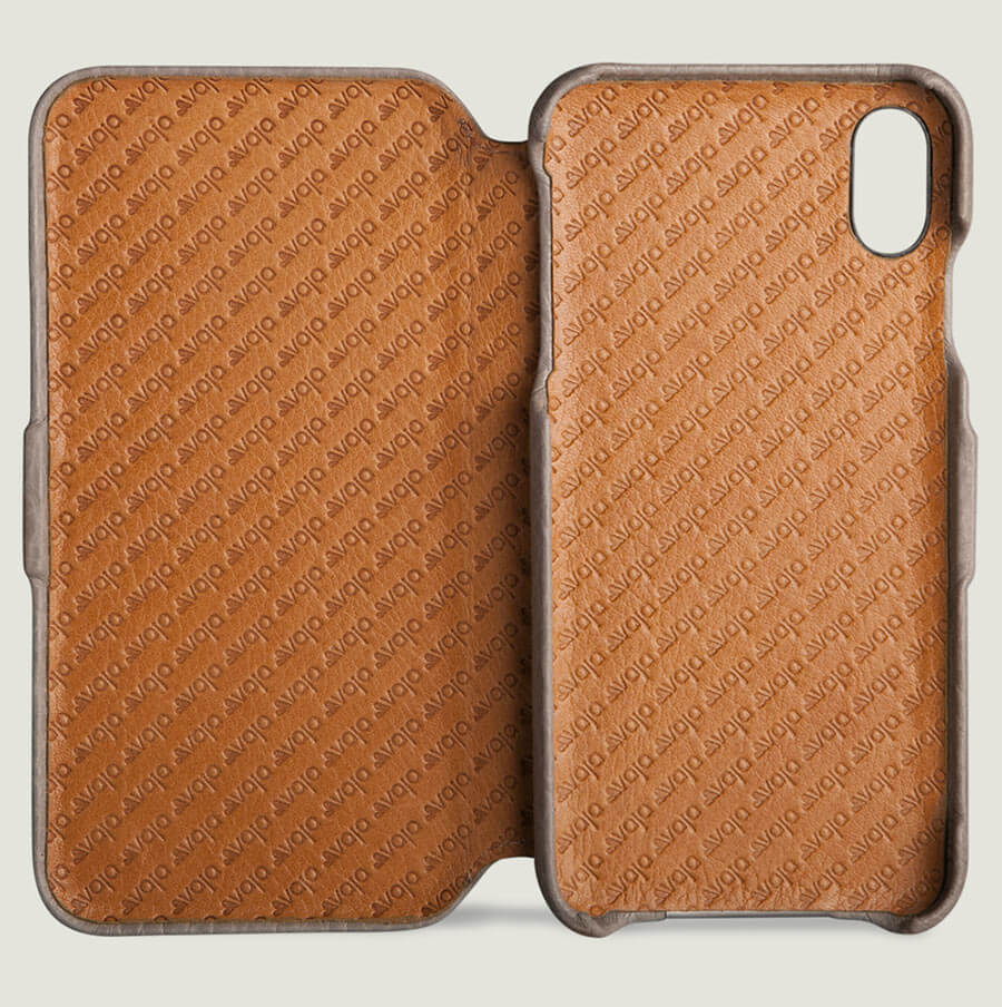 Premium Genuine Leather Case for iPhone Xs Max - Slim Protective Cover with Card Slots | Perfect for Business, Travel & Everyday Use