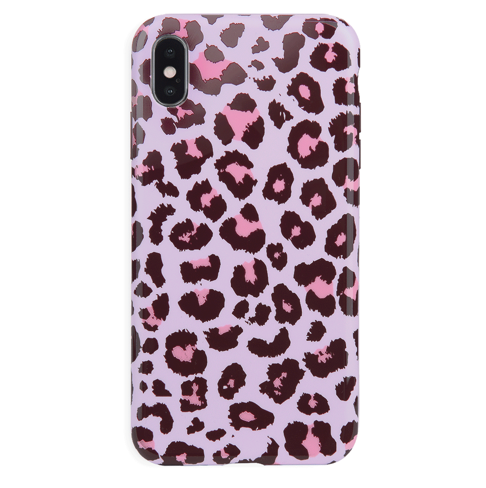 Stylish Pink Leopard Print iPhone Case - Trendy Protective Cover for iPhone Models | Perfect Gift for Women & Girls | Great for Everyday Use, Travel & Fashion Accessories