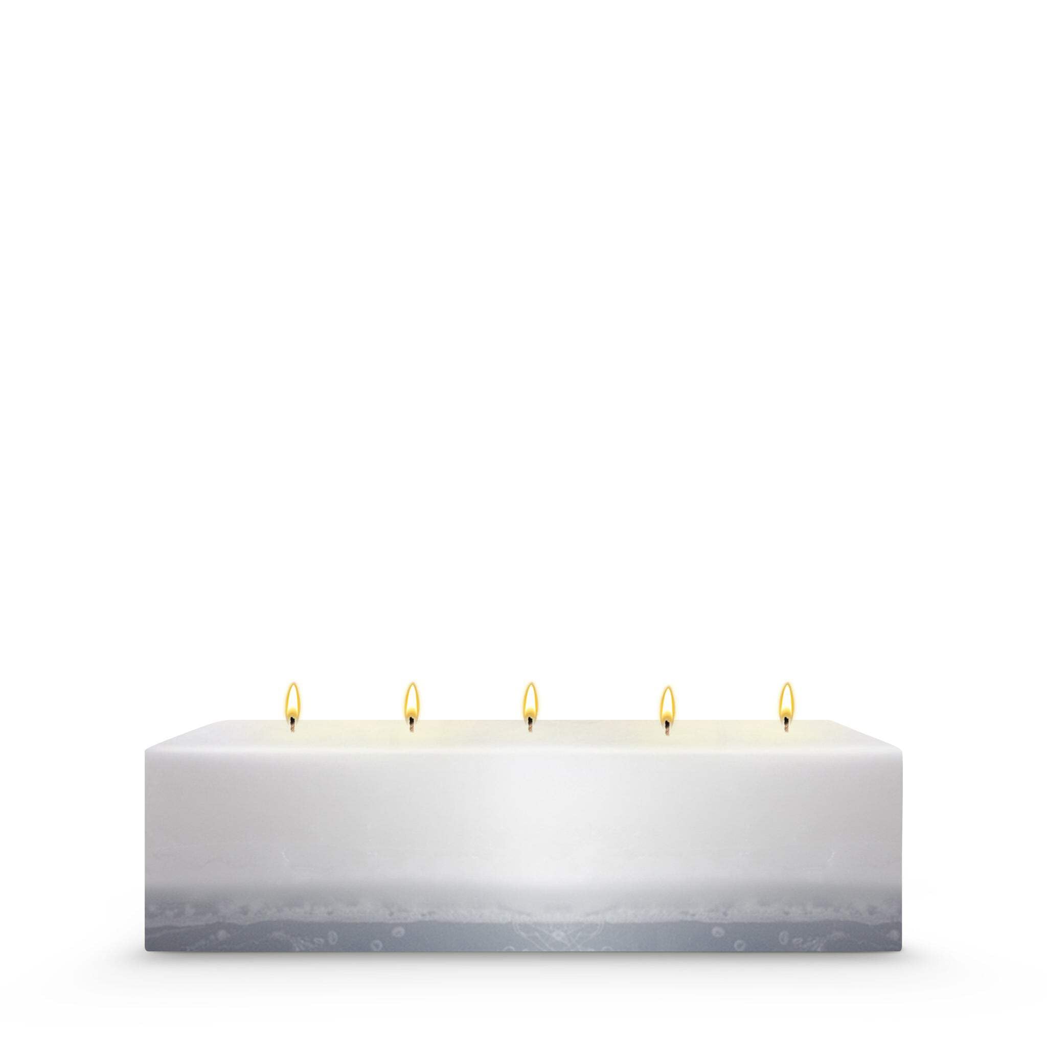 Red Currant Scented Pillar Candles - Rectangle Shape for Home Decor, Romantic Dinners & Relaxing Ambiance