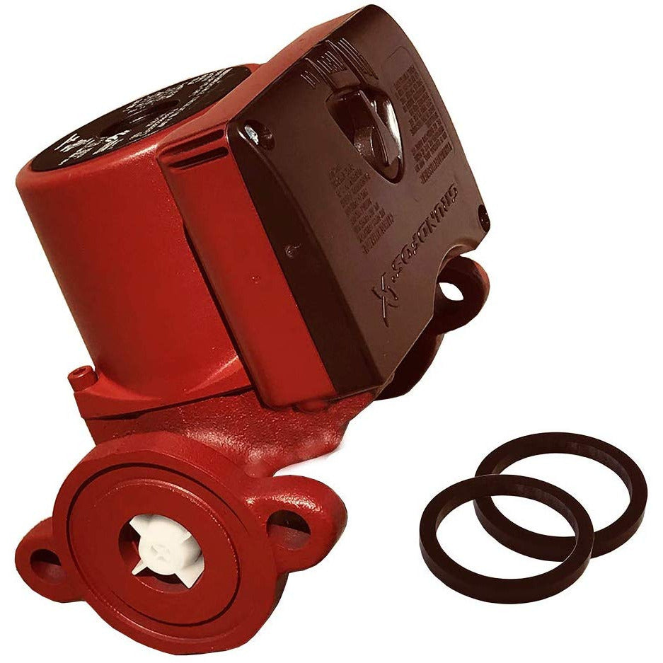 Grundos UPS15-58FC 3-Speed Hot Water Circulator Pump 115V for Home Heating & Recirculation Systems - Efficient & Quiet Performance