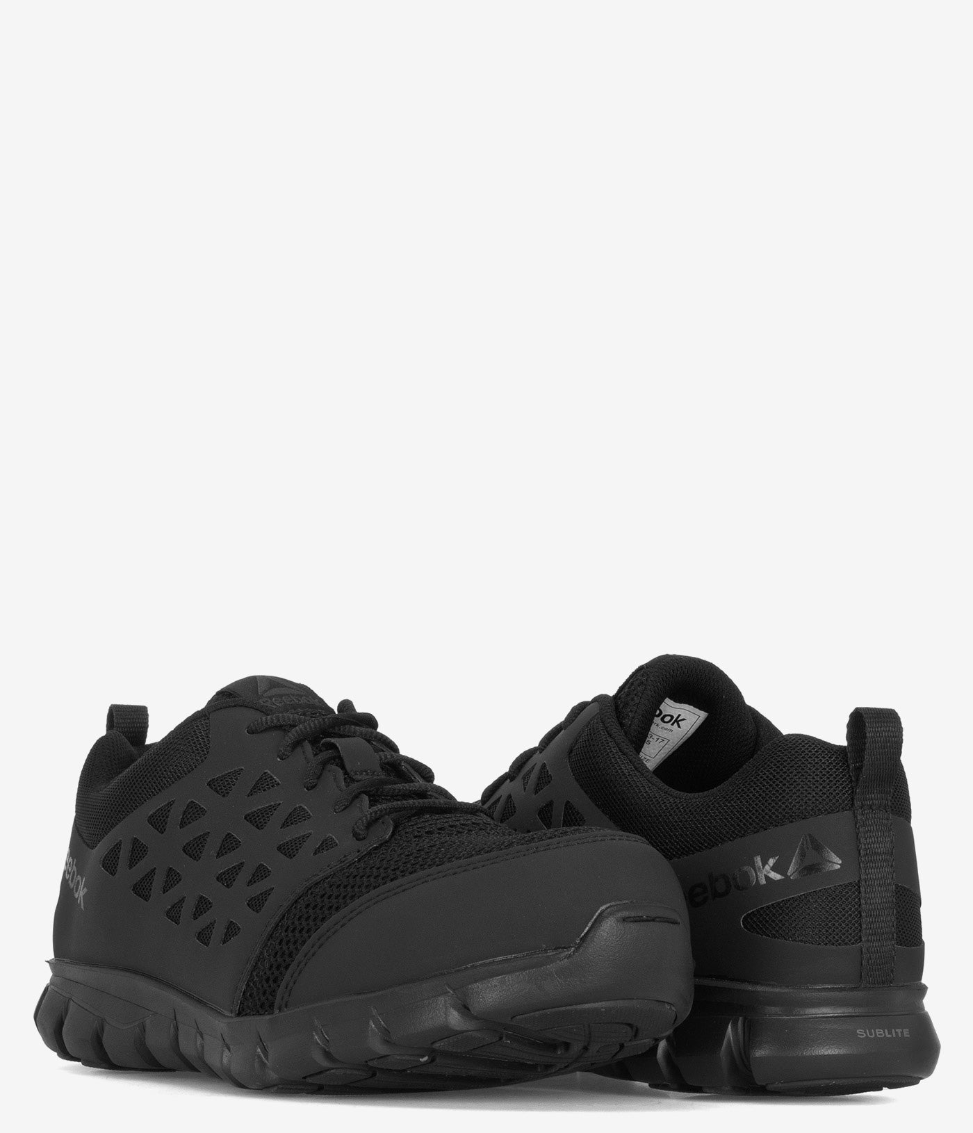 Reebok Sublite Cushion Athletic ESD Composite Toe Work Shoes for Men - Lightweight Safety Shoes for Construction, Warehouse & Industrial Work