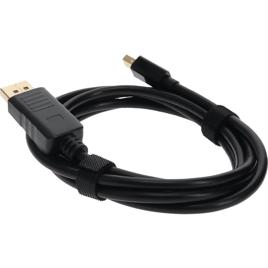 3ft (1m) Mini DisplayPort to DisplayPort Male to Male Adapter Cable - Black | High-Speed 4K Video Connection for MacBook, PC, Monitor | Home Office & Gaming Setup Accessory