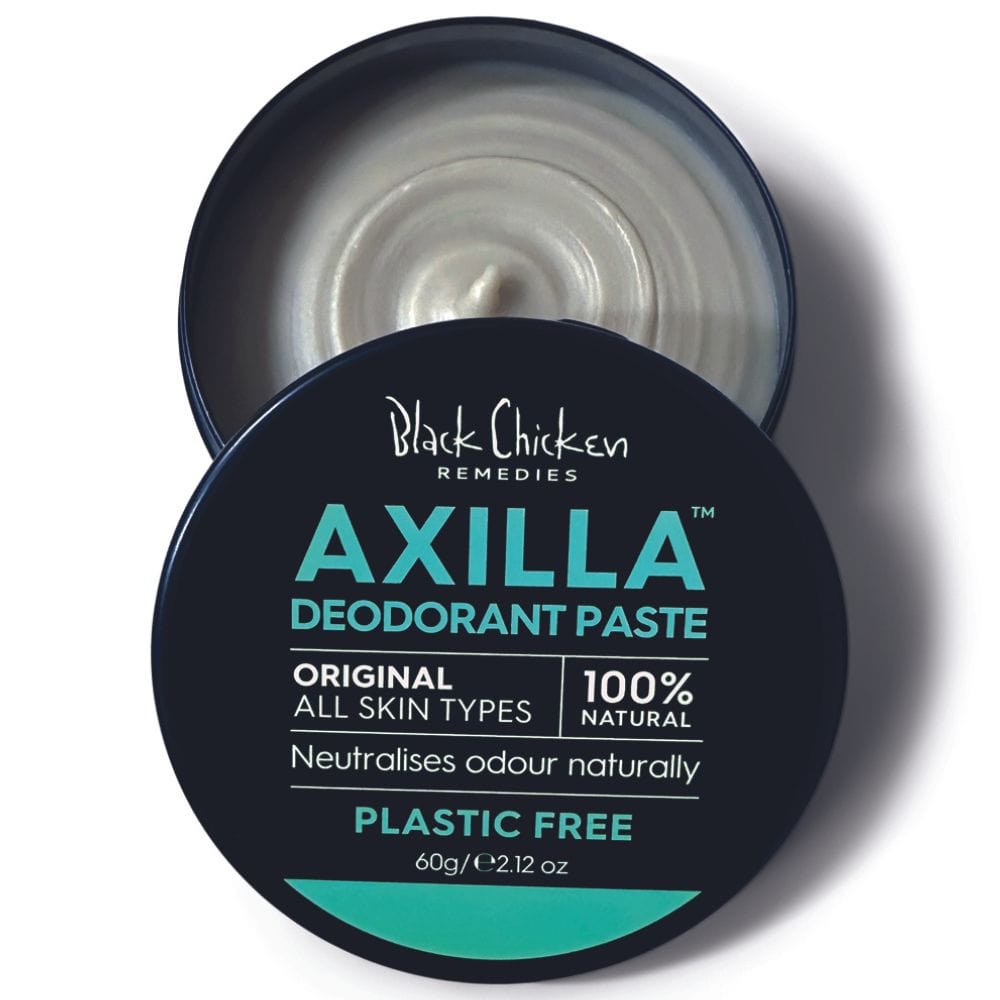 Black Chicken Remedies Axilla Deodorant Paste - 60g Natural Deodorant for Women & Men - All-Day Odor Protection for Sensitive Skin - Perfect for Gym, Work & Travel