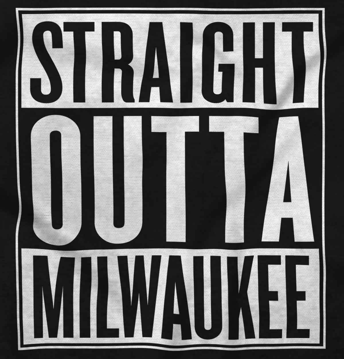 Classic Teaze Straight Outta Milwaukee Wisconsin Hoodie Sweatshirt for Women & Men | Unisex Pullover Fleece Hooded Sweater | Casual Streetwear, Winter Warmth, College Style