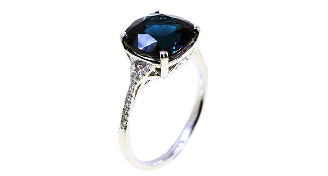 5.17ct Natural Blue Spinel Ring - Elegant Gemstone Jewelry for Women, Perfect for Engagement, Wedding & Special Occasions