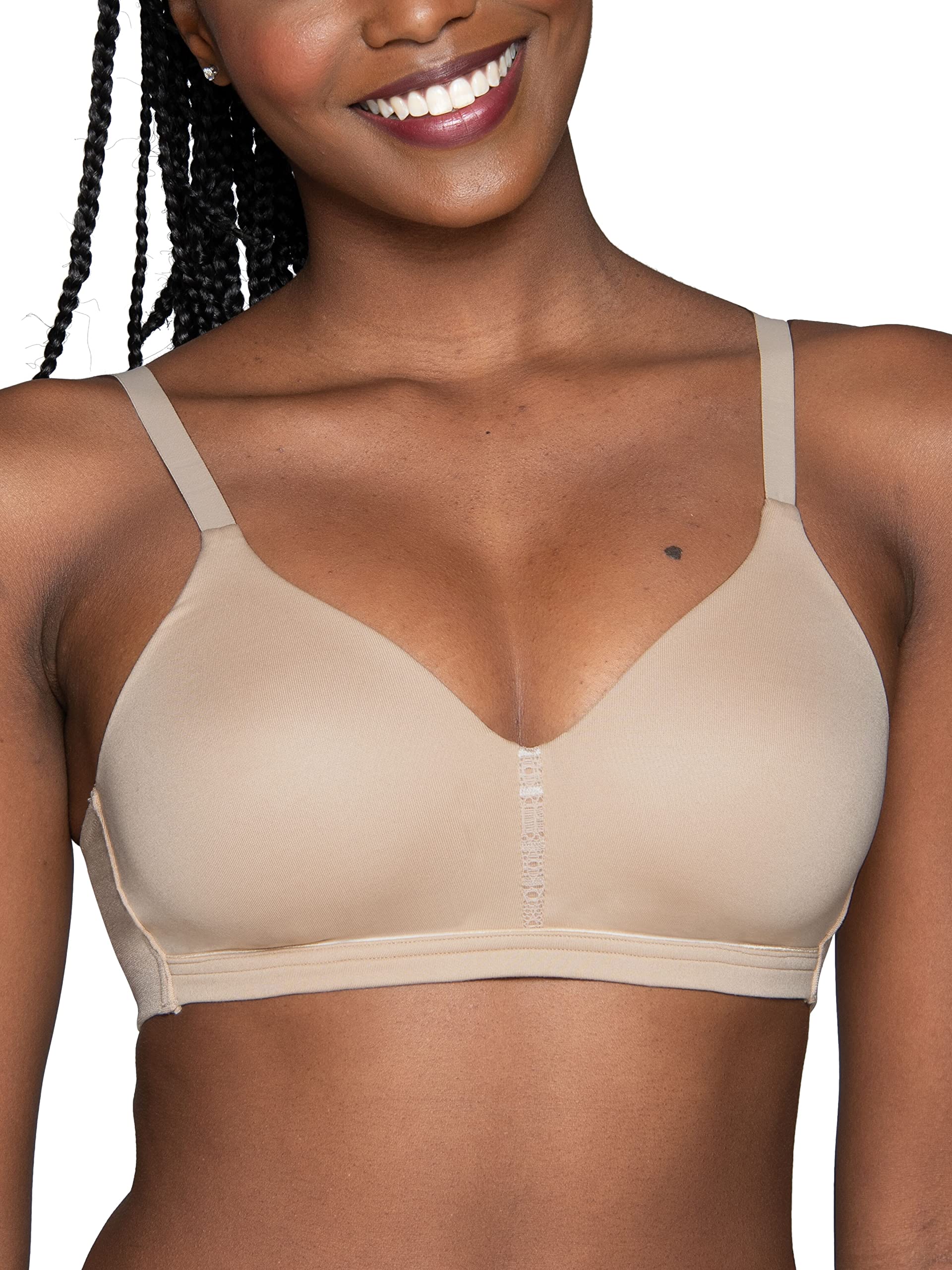 Vanity Fair Women's Wireless Comfort Bras - Ultra Soft Support for Everyday Wear (Retired Colors) | Perfect for Work, Yoga & Lounge Wear