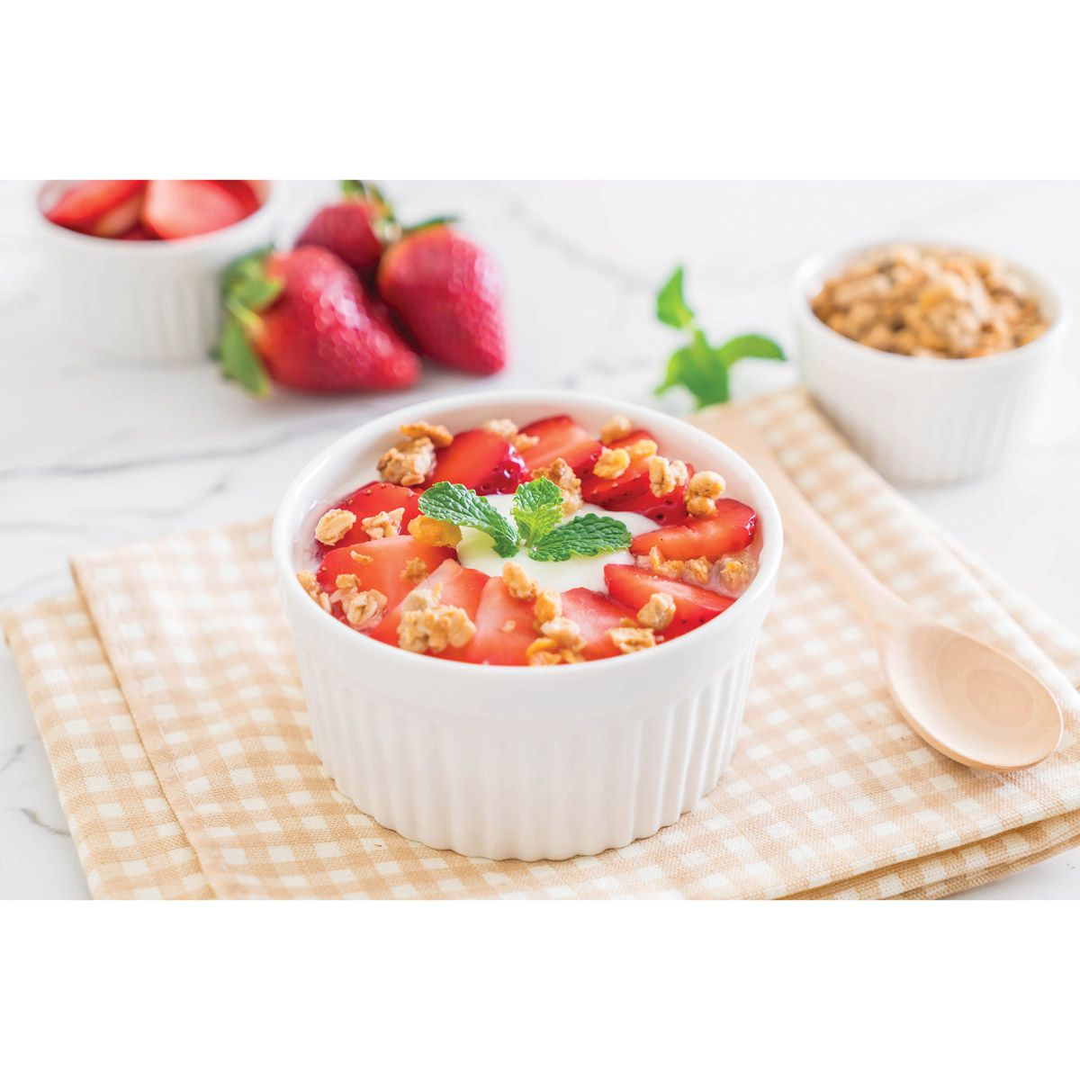 HIC Kitchen Souffle Dish 4 oz - Perfect for Baking Individual Desserts, Casseroles & Side Dishes