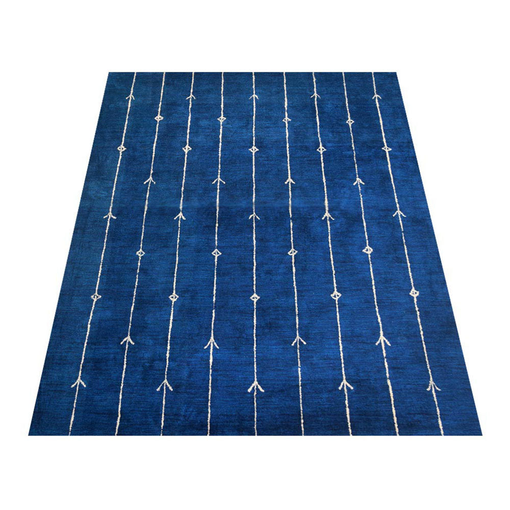 Handmade Scandinavian Wool Area Rug - Nordic Boho Chic Design for Living Room, Bedroom & Home Decor | Soft & Durable Hand-Knotted Rug