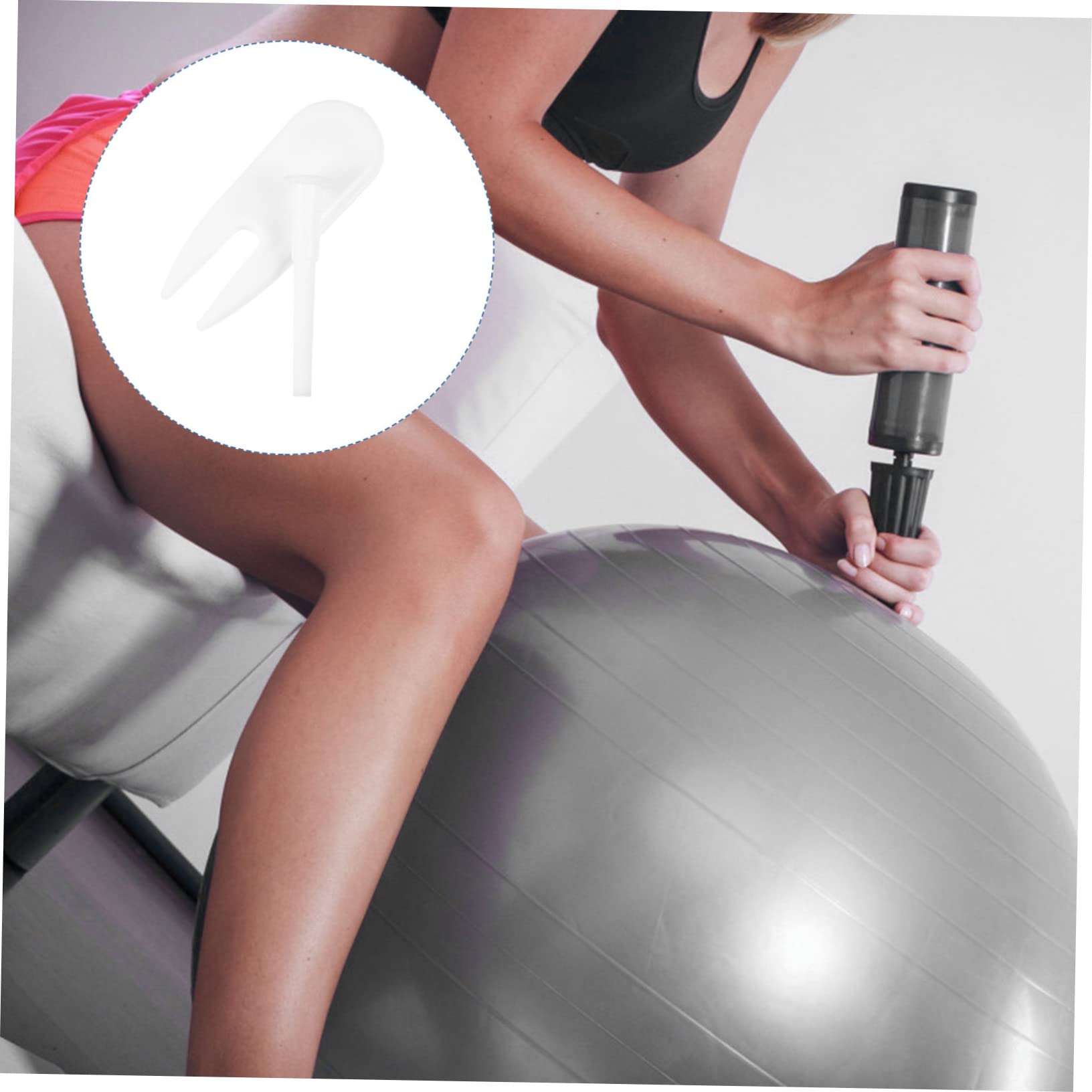 SUPVOX 6 Pack Exercise Stopper Plugs - Yoga Air Remover Pullers for Fitness, Pilates & Gym Equipment - Perfect for Yoga Mats, Resistance Bands & Exercise Machines