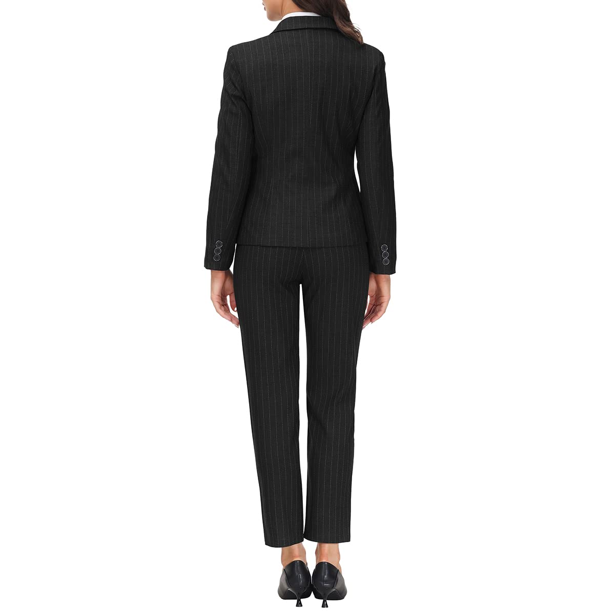 MODFUL Women's 3-Piece Classic Business Suit Set - Elegant Blazer, Vest & Pants for Office, Interview & Professional Events | Formal Work Attire for Women | Plus Size Options Available